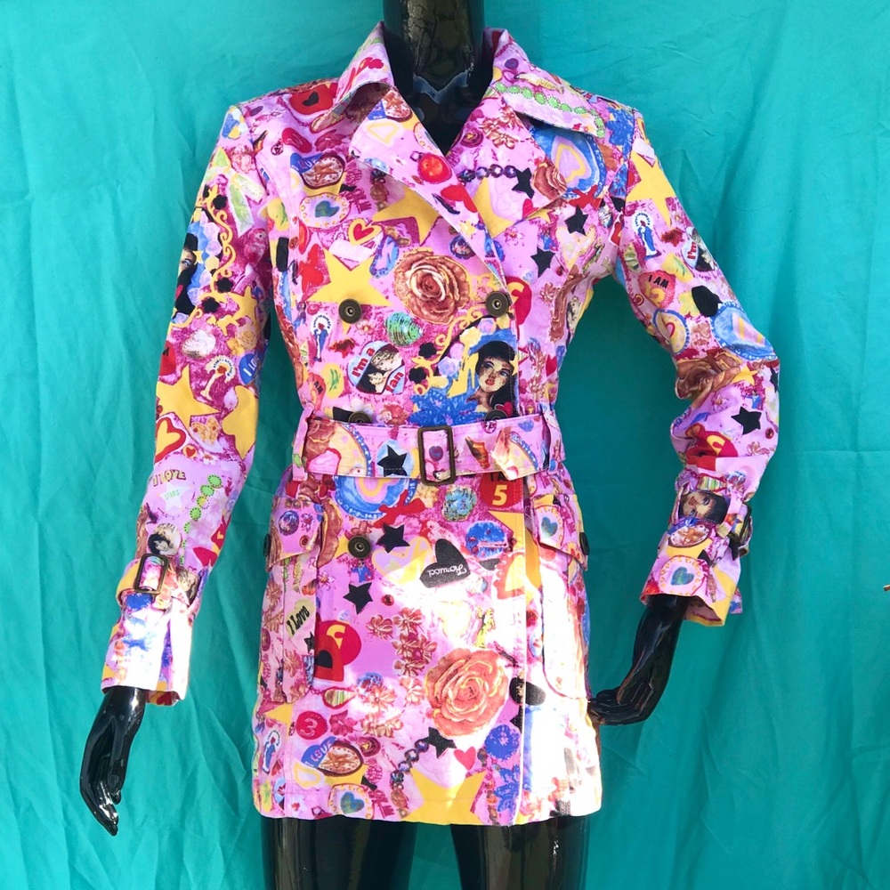 Fiorucci Cherubs Celebrity Dream Denim Trench Coat